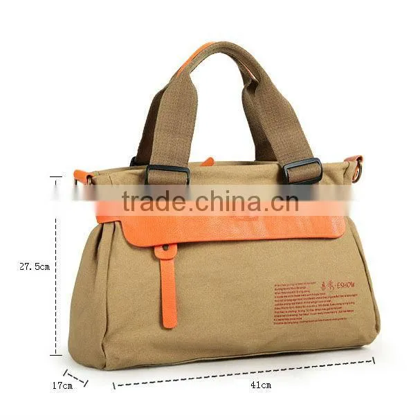 high quality waxed canvas cotton messenger bag