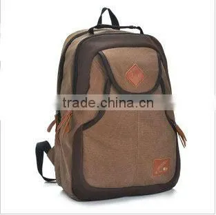 korean style fashion canvas backpack for mens