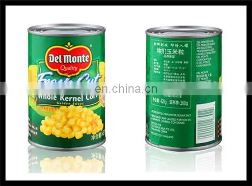 Automatic sweet canned corn processing production line
