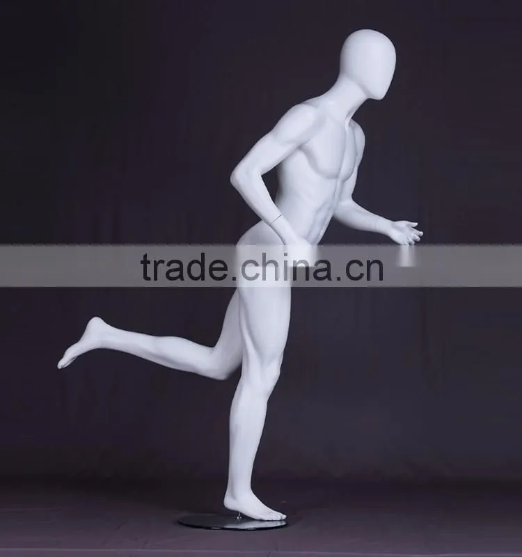 run pose sport male mannequin
