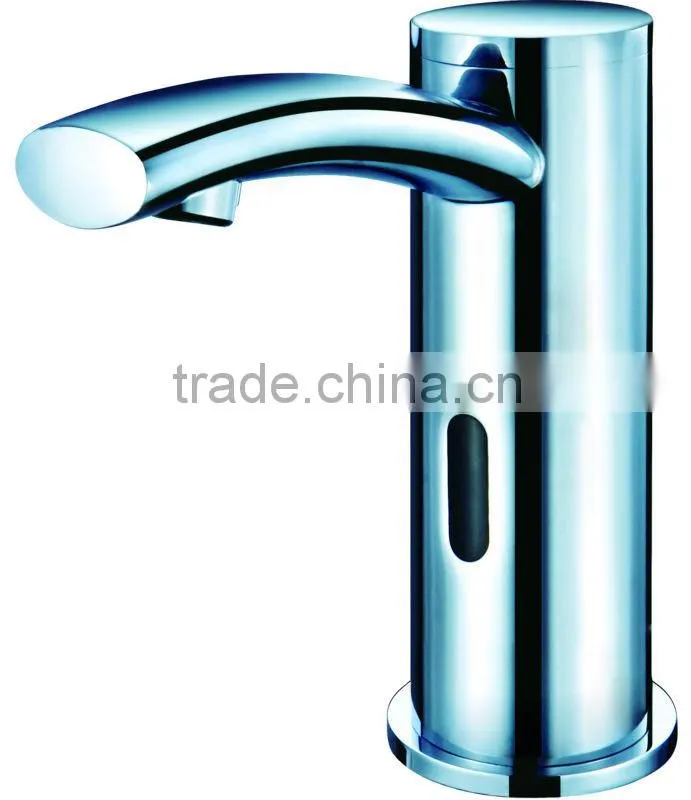 Nicor C-03A Two Functions Brass Deck Mounted Polished Chrome Bathroom Tall Automatic Sensor Faucet
