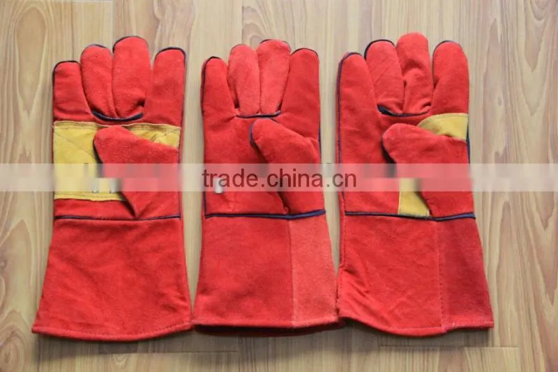 reinforced palm welding gloves