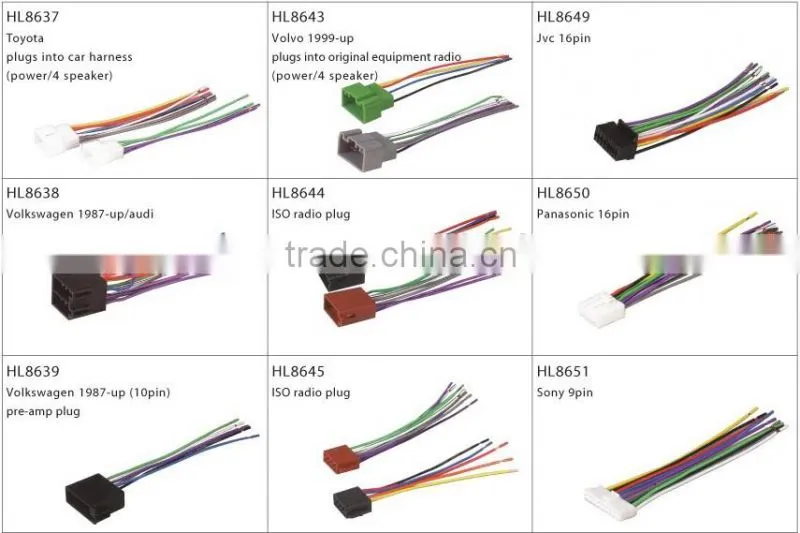 customized auto wire harness&cable assembly
