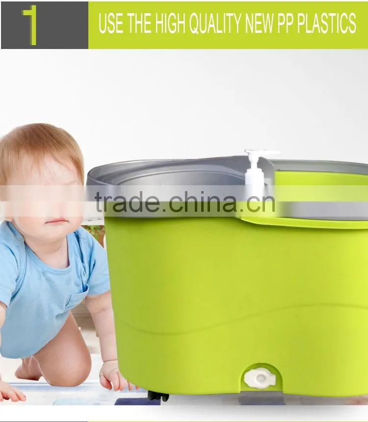 360 cleaning floor mop with removeable basket