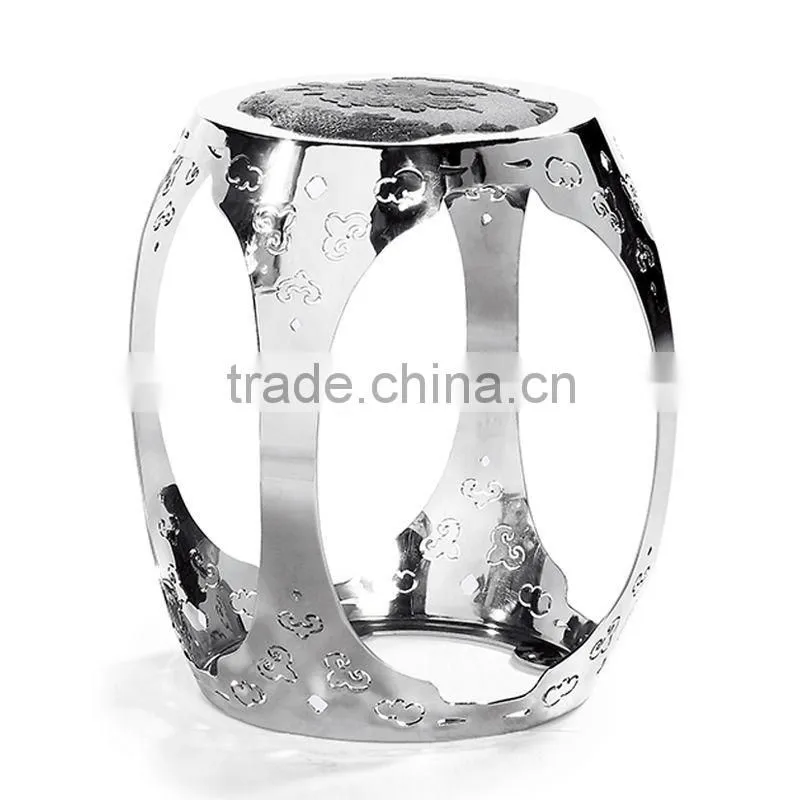 silver steel frame exquisite living chair