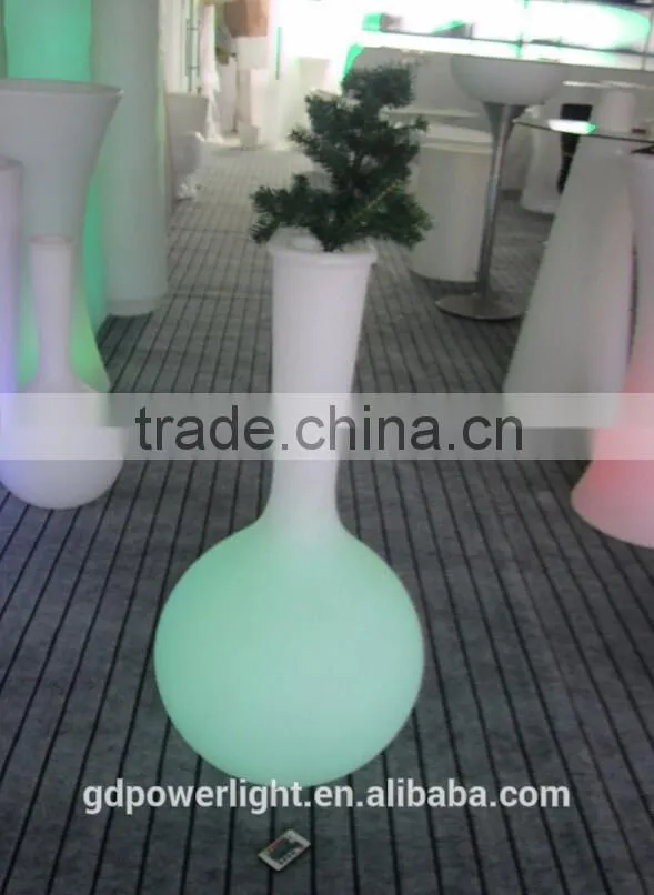 PE plastic Solar light for Flowerpot with solar LED light YXF-5210S