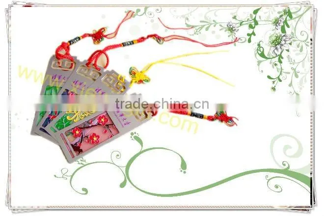 Chinese Face Metal Bookmark