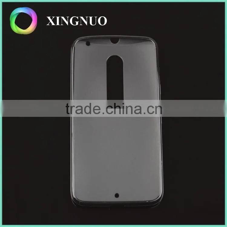Slim Transparent Crystal Clear TPU Back Cover for MOTO X Style X Pure Edition XT1572 XT1570