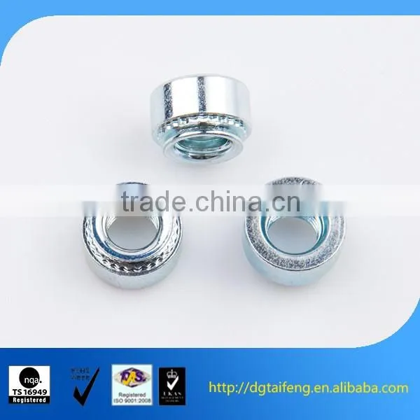 Galvanized metal M8 self clinch pressing CLS rivet nut