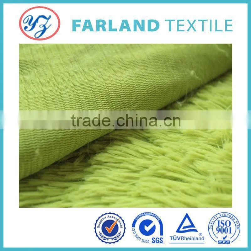 100% polyester quality 45mm high pile plush fabric for plush toy