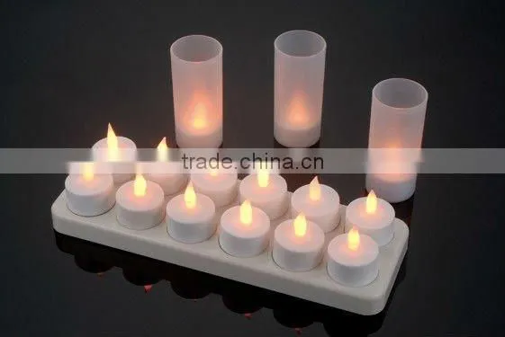 Led Rechargeable candle - 6pcs/set