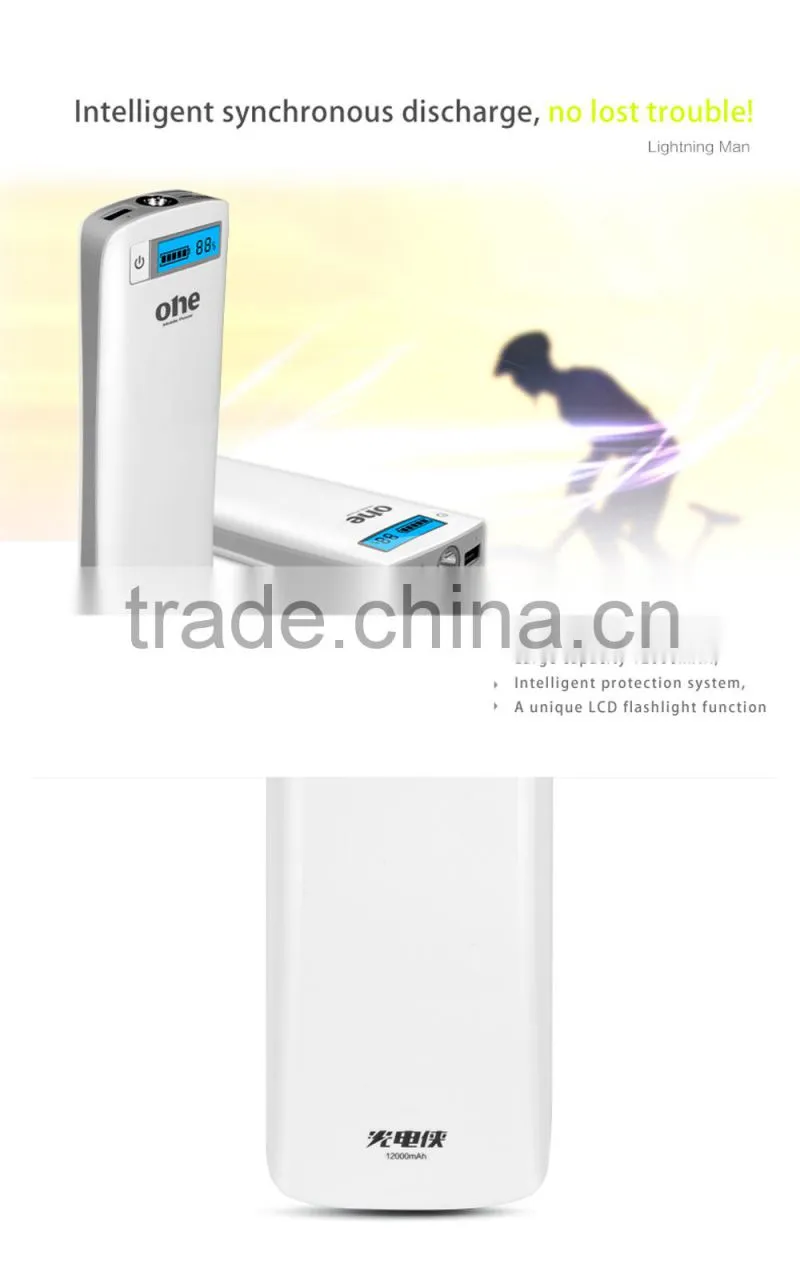 Universal 12000mah Backup External Battery Usb Power Bank Charger for Cell Phone 4s 5s