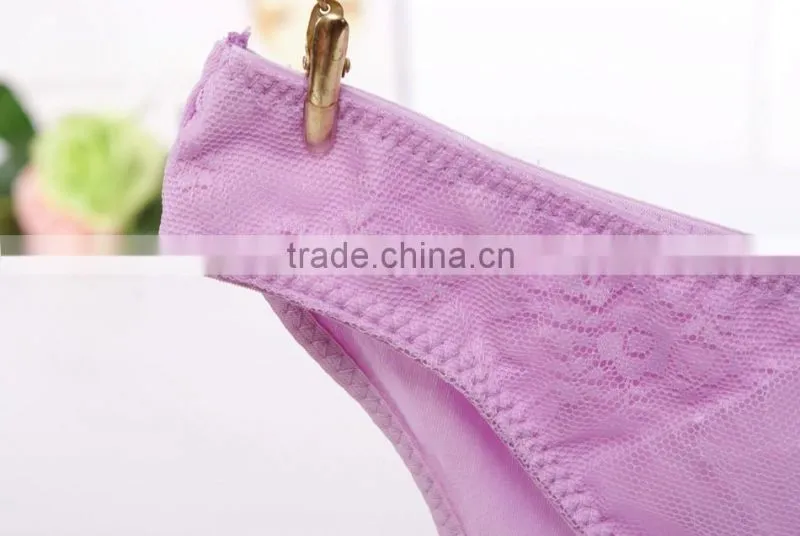 lace elegant girls nylon bikini panties