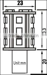 3w10-30V BA15s auto led lighting with CE RoHS