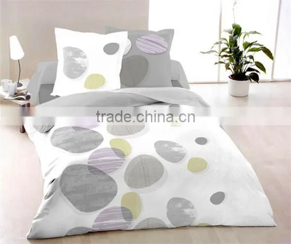 microfiber 100polyester pigment printed brushed fabric for home textile plain fabric for bedding