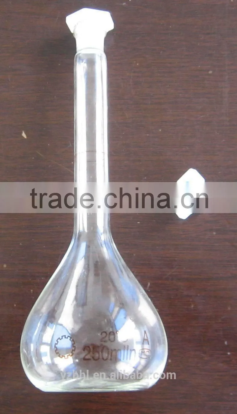 1621 Volumetric flask graduated one mark ,with plastic or grounded glass stopper
