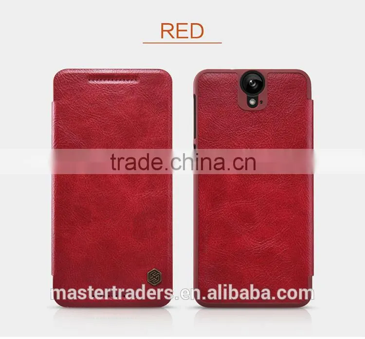 Original NILLKIN Qin Series Wallet Flip PU Leather Case For HTC One E9 Plus MT-3513