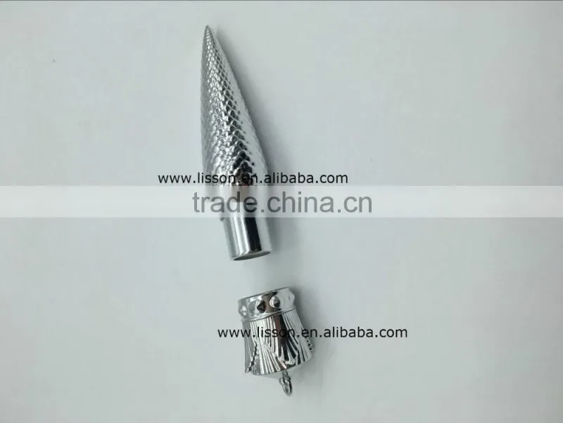 Lipstick Container with Crown Cap and Gold Plated Body