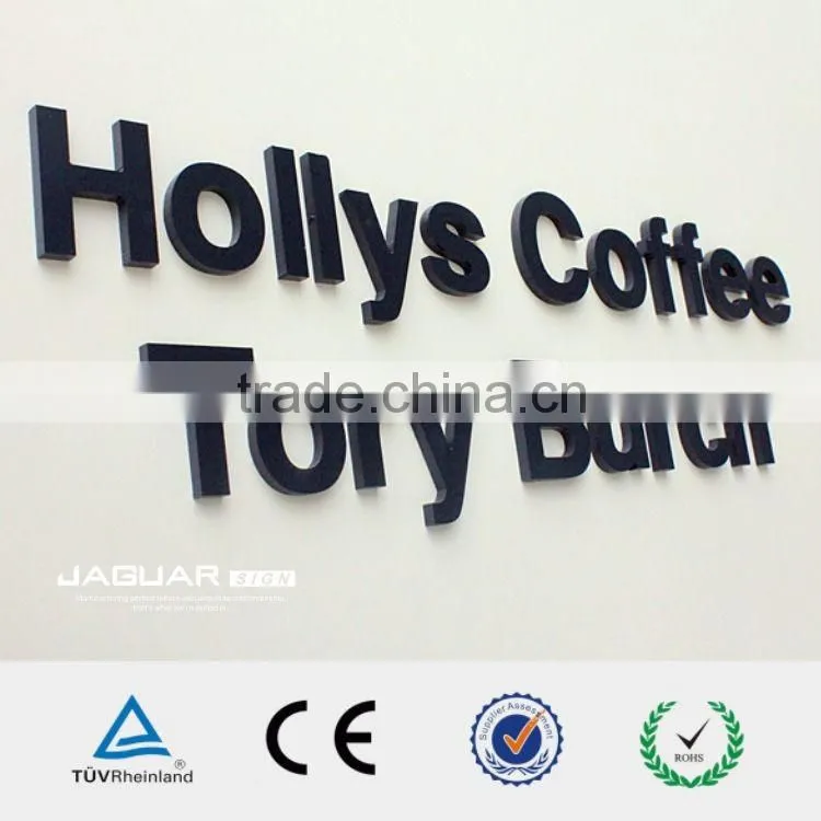 China manufacture supply custom design outdoor decor 3d small metal letters