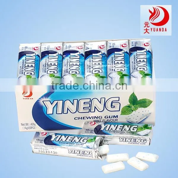 Yineng 10-Piece Pack Sugar Free Chewing Gum