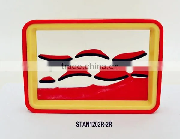 Colourful Flowing Sand Art Pictures/Frame Soothing Sand