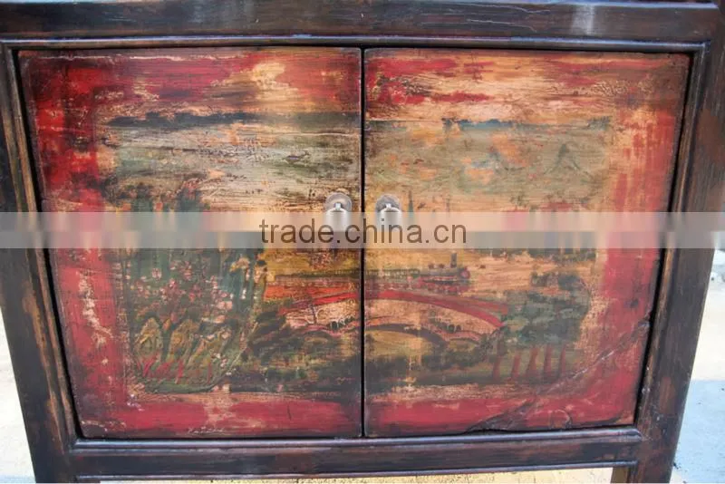 tibet wood antique cabinet