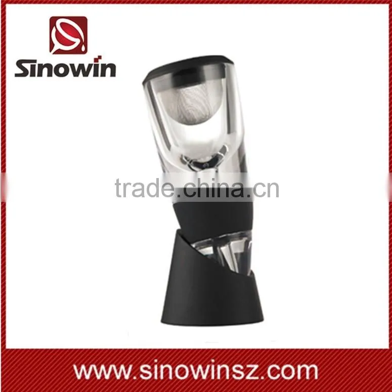 Plastic Wine Aerator Pourer With Stand