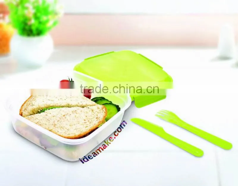 2015 new hot selling Set of 5 Vacuum Seal Canister Set BPA free FDA approved round food container