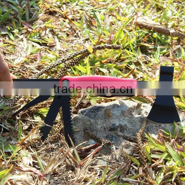 6.1" Stainless Steel Black Finished Blade Hand Multi Tool With Hammer