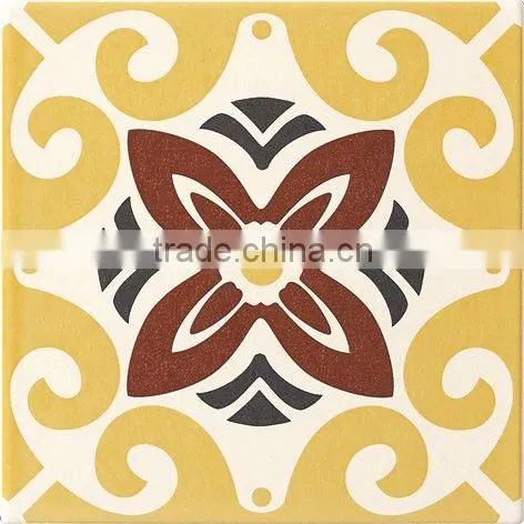 spanish style for bathroom ceramic tile 200*200mm