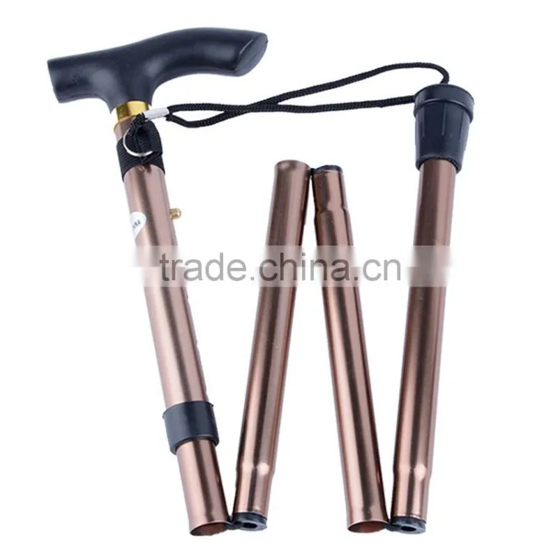 Adjustable Folding Walking Cane Strong Sturdy Aluminum Ergonomic Handle WH000365