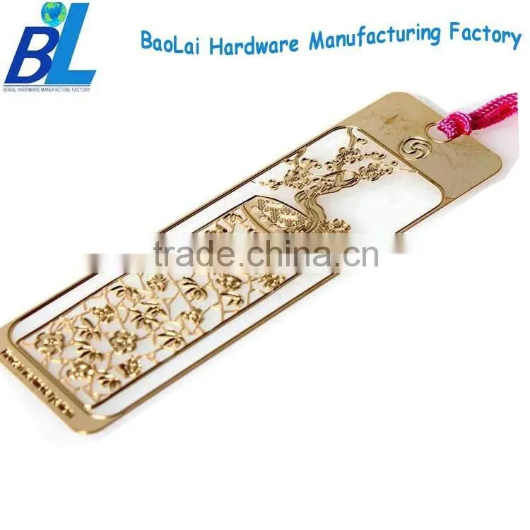 Promotional metal god bless us bookmarks for souvenirs