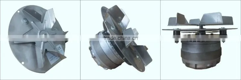 stainless steel wood pellet stove fan with Thermal Protection 130 degree