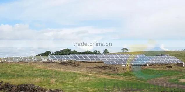 solar ground pole mounting systems