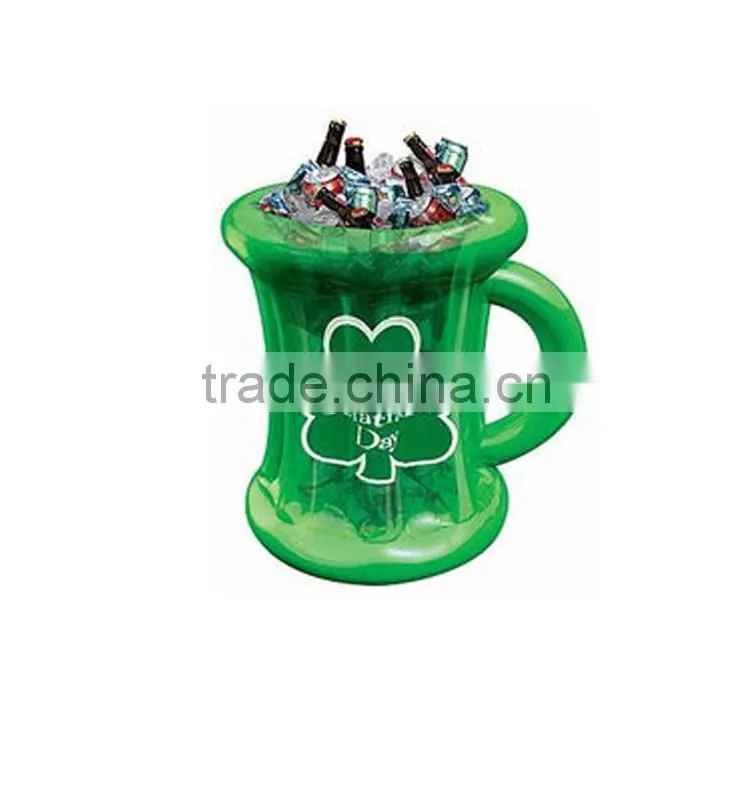 2016 pvc Inflatable Beer Mug Cooler