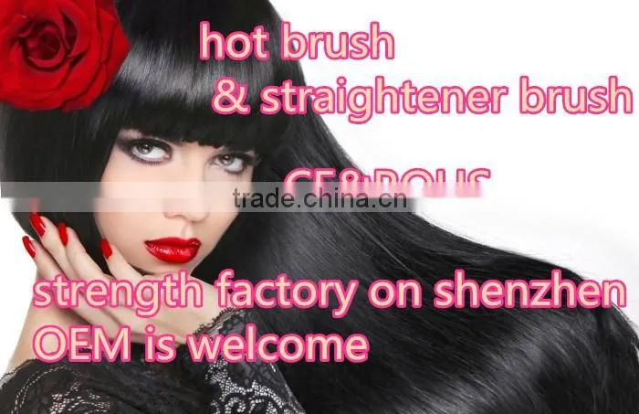 good quality and low price hair straightener brush