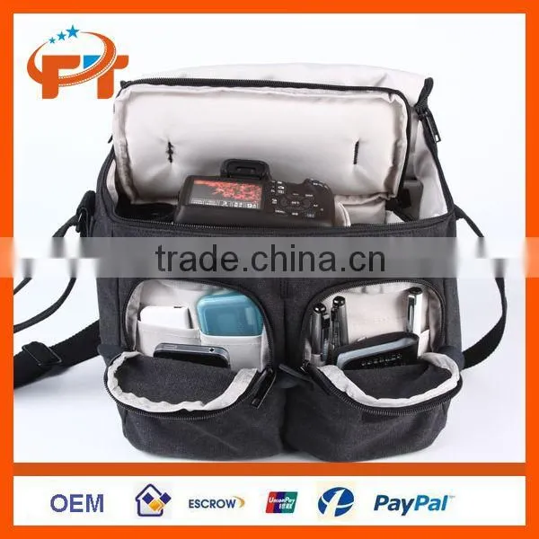 New Canvas SLR DSLR Camera Bag for Canon Nikon EOS 600D 60D 550D 7D 500D 1100D