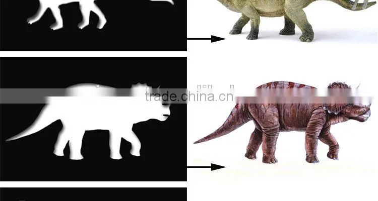 PP Material Dinosaur Shape Stencil