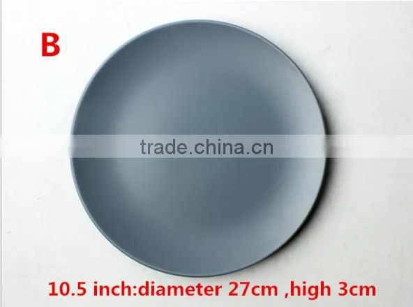 Pasta Pircular Flat Large Steak Dinner Plate Hotel Restaurant Ceramic Tableware SJ-0041
