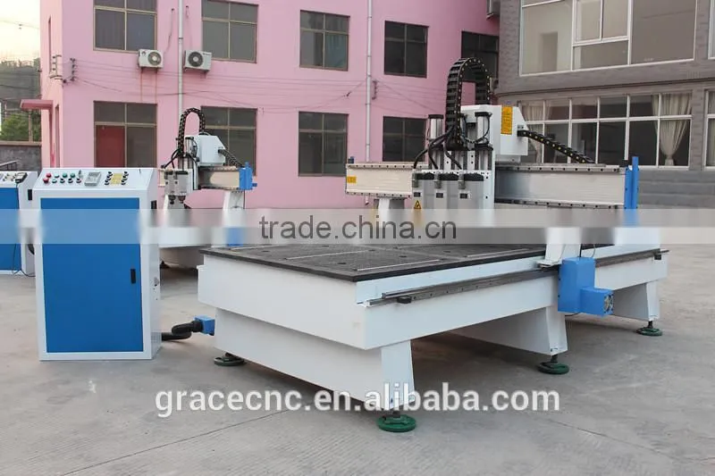3 heads Pneumatic tool change CNC router