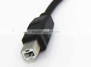 High Speed USB B Male to USB B Female Extension Panel Mount Cable