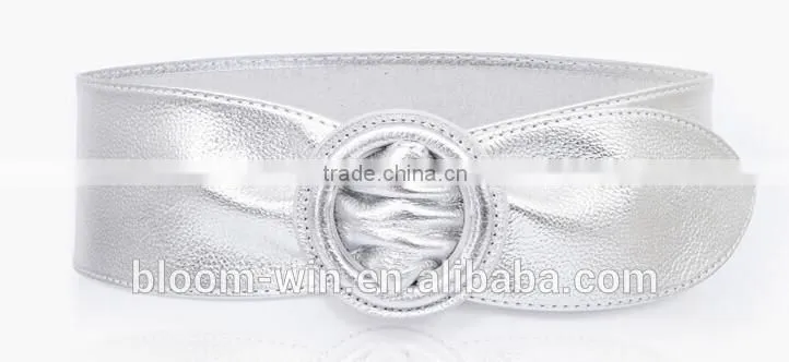 Simple Bowknot belts adjustable buckle belt for women