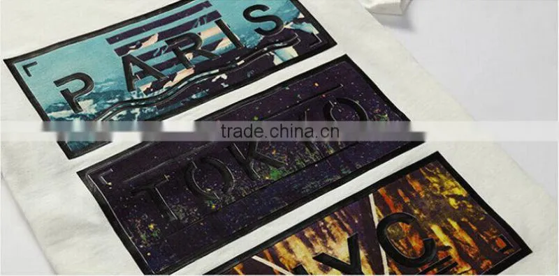 The 2016 summer printed the new men's short sleeve T-shirt for cheap t shirt wholesale