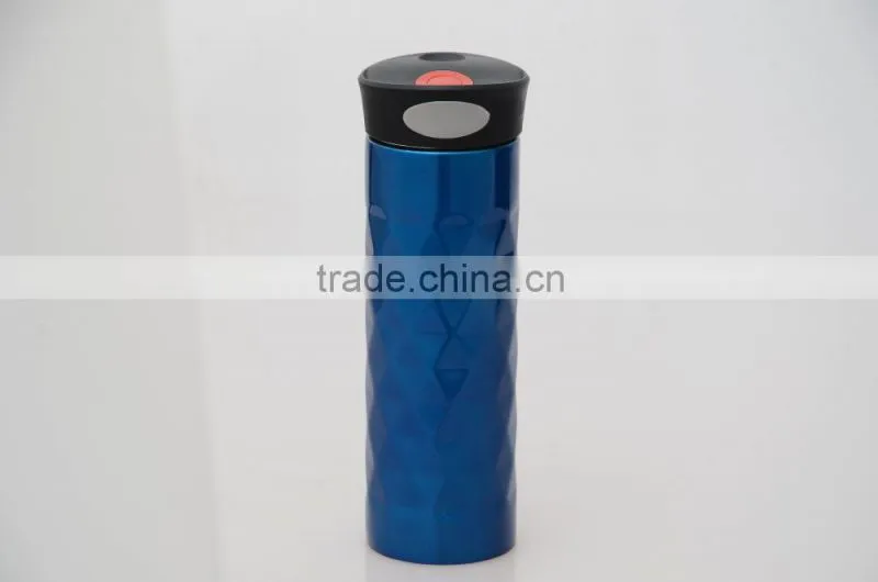 Wide mouth double wall stainless steel vaccum coffe mug with full color coating