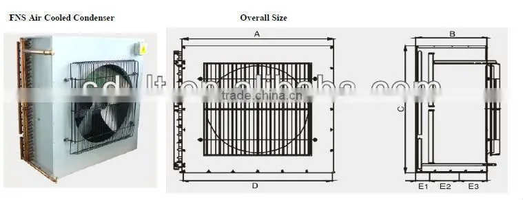 Air Cooled Condenser for Refrigeration system,Condensing Units parts