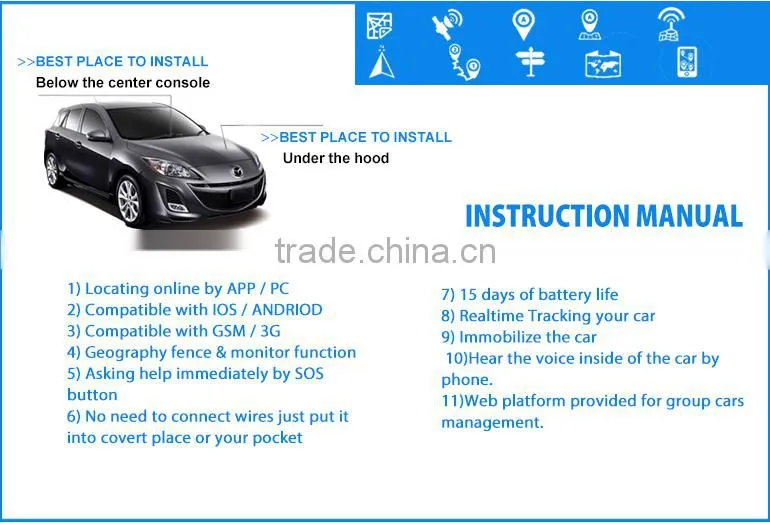 Newest GSM/GPRS gps tracker manufacturer