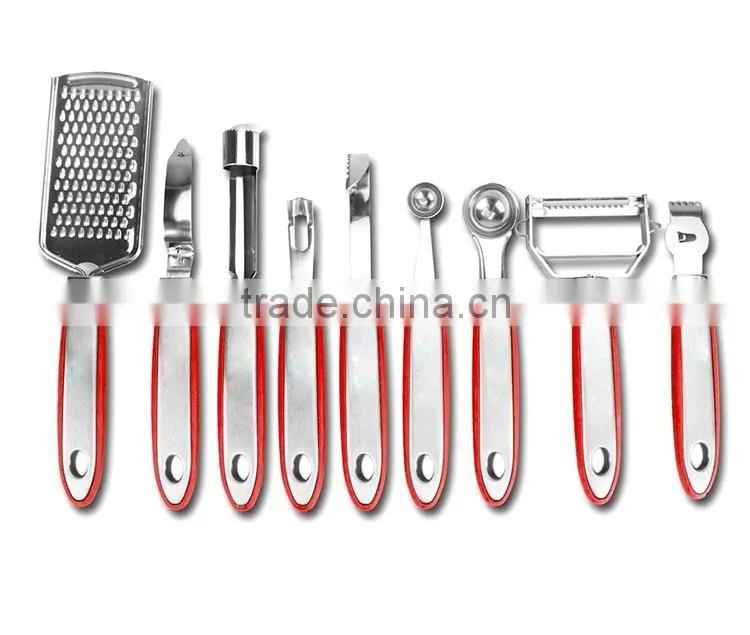 10-piece Garnish Set pastry tools with Storage Case