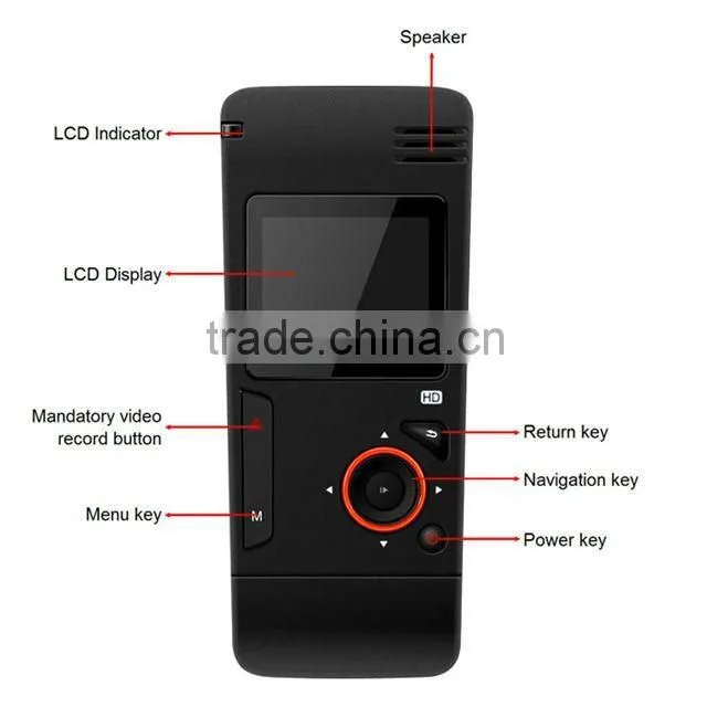2012 newest 16x digital zoom 1.5 Inch In Car Dvr