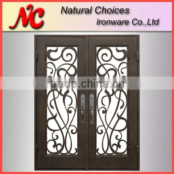 Popular design wrought iron front door design