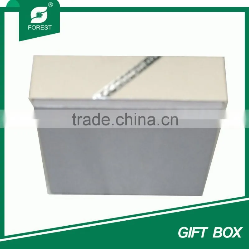 WHITE COLOR COTTON FILLED JEWELRY GIFT BOX